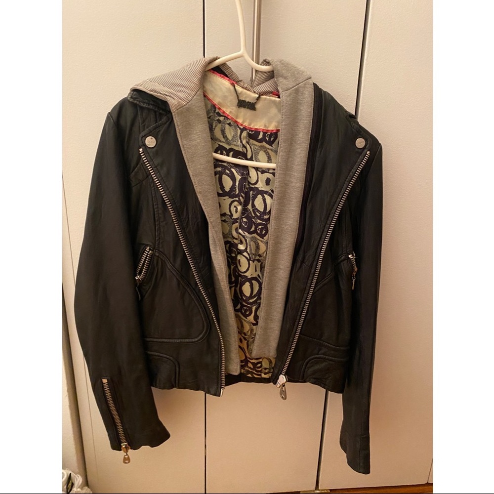 Leather jacket